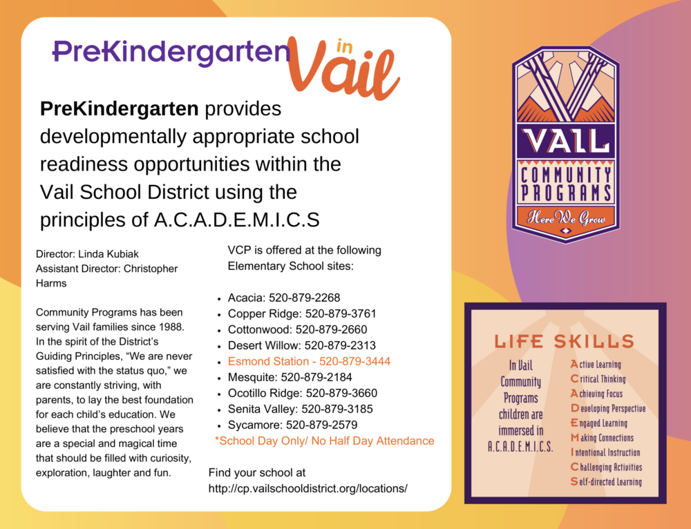 V.U.S.D.#20 - Esmond Stations Enrichment Program