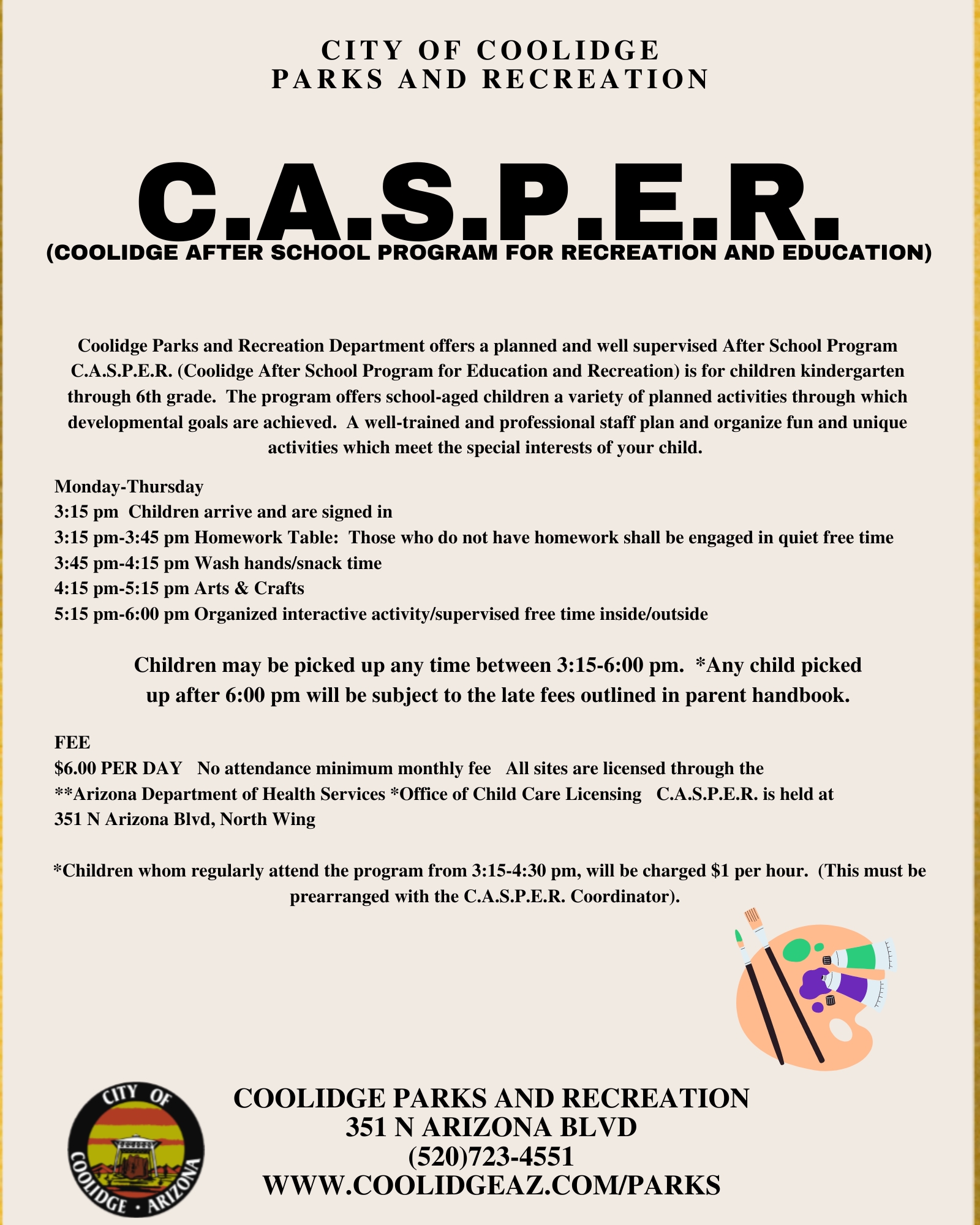 West School C.A.S.P.E.R.