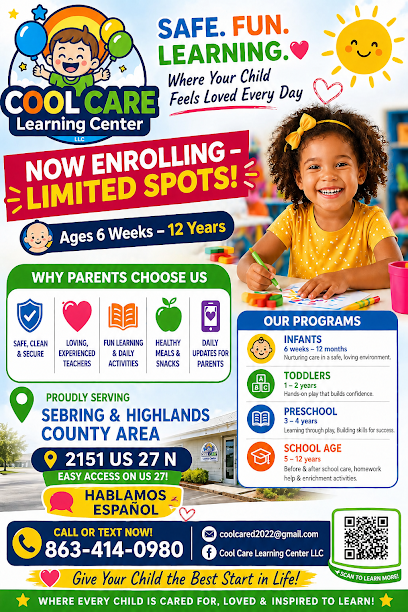 Cool Care Learning Center LLC - Licensed Daycare in Sebring, FL