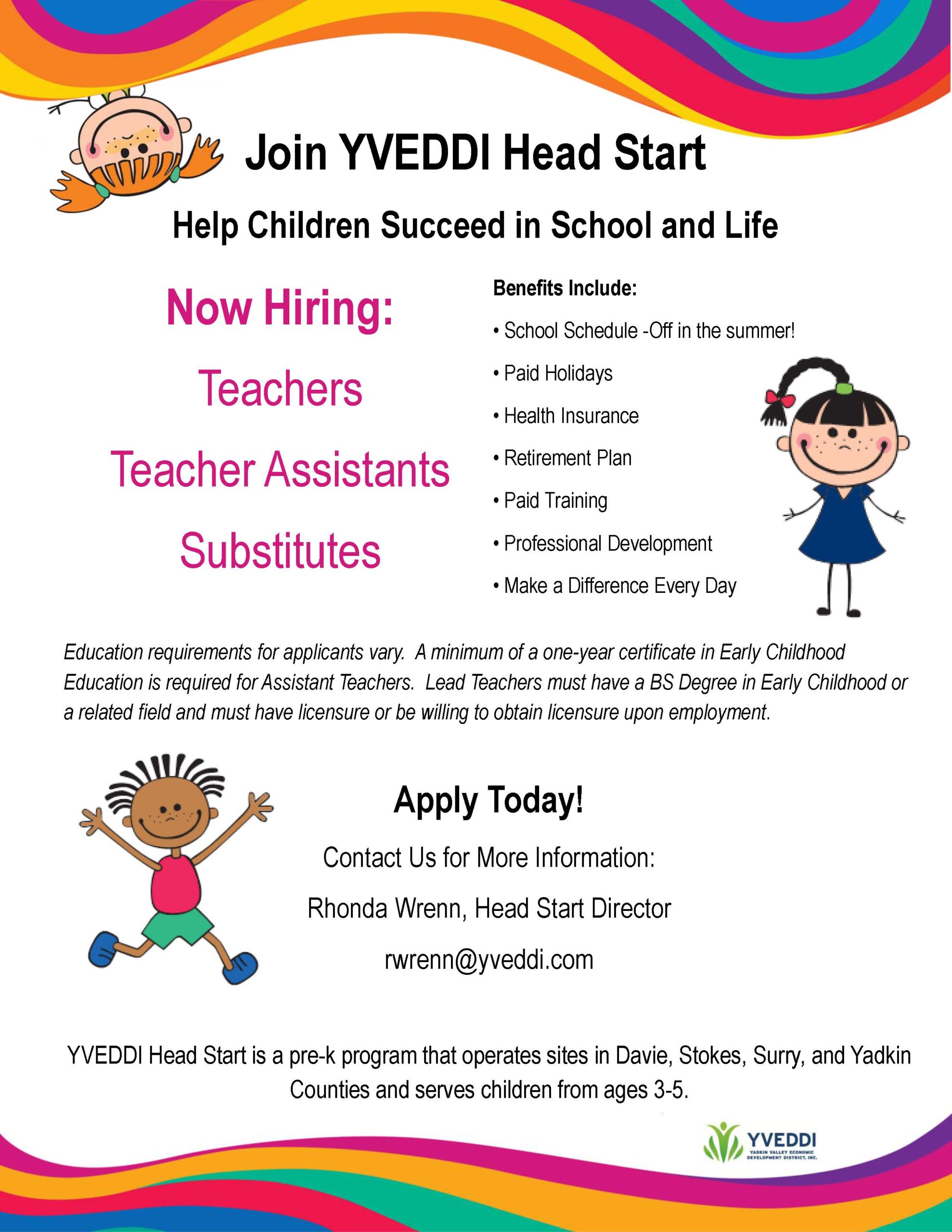 MT. OLIVE HEAD START - Licensed Daycare in King, NC