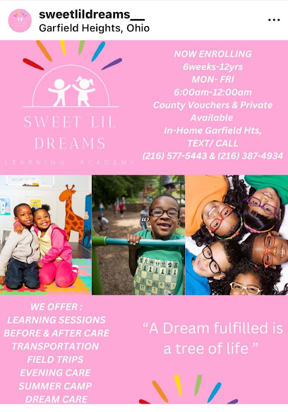 SWEET LIL DREAMS LEARNING CENTER - Licensed Daycare in Cleveland, OH