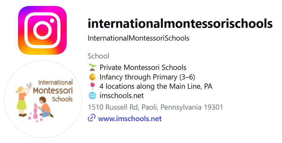 INTERNATIONAL MONTESSORI SCHOOLS FOUNDATION
