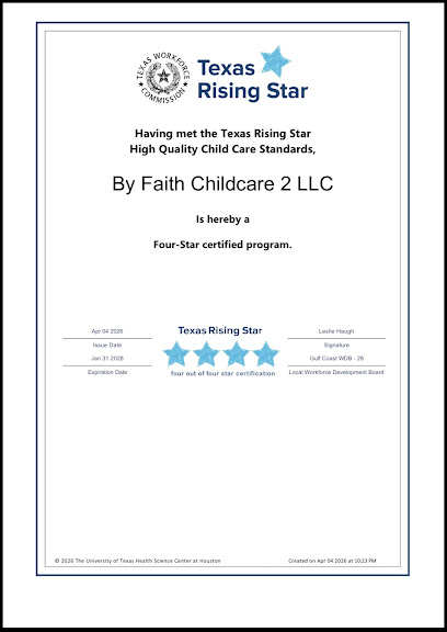 By Faith Childcare 2 LLC