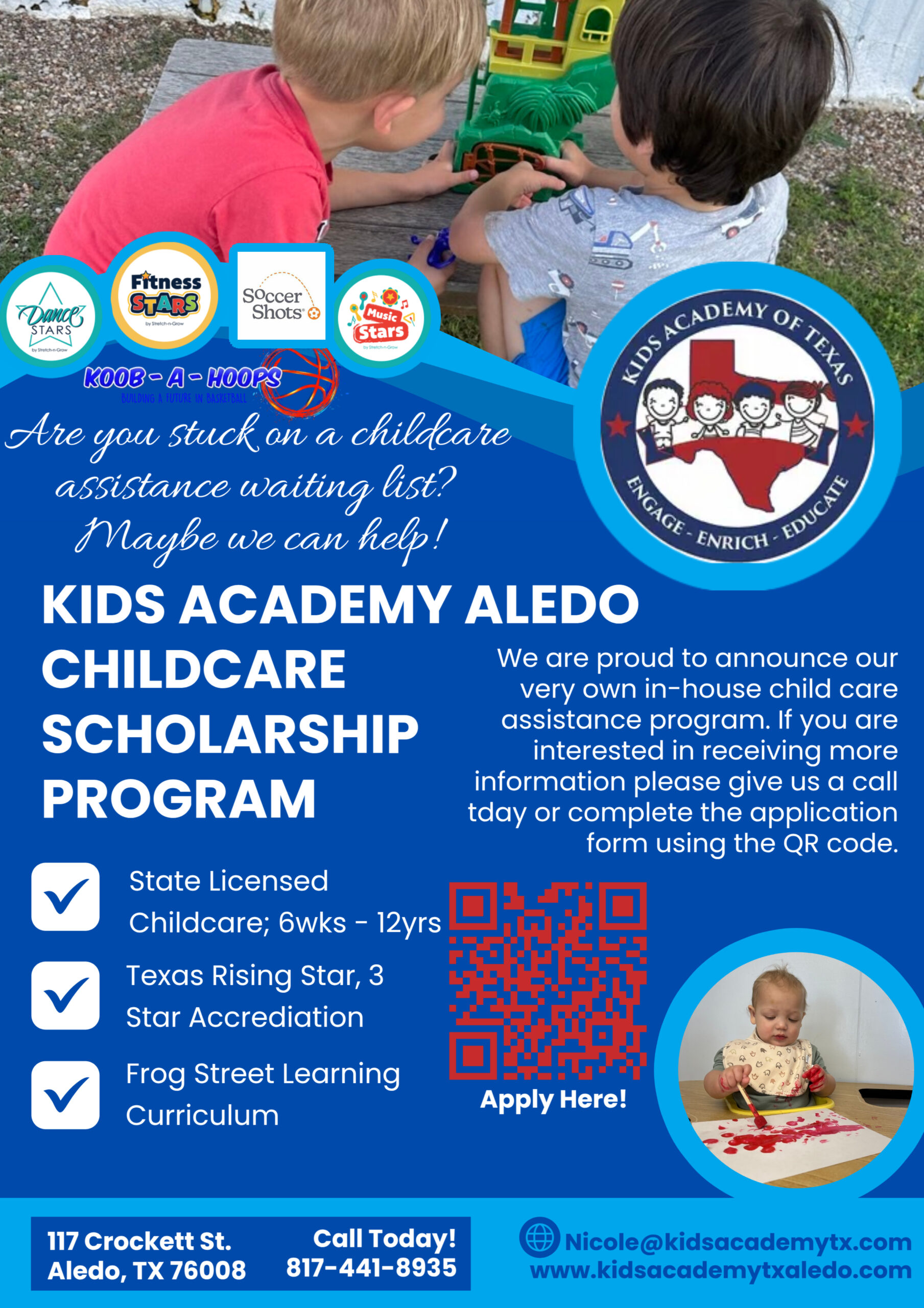 KATX Corporation Inc. d/b/a/ Kids Academy of Texas - Licensed Daycare in Aledo, TX