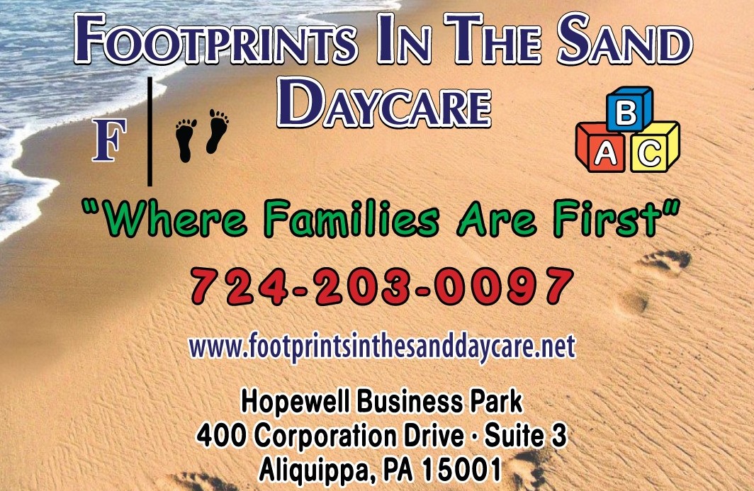 FOOTPRINTS IN THE SAND DAYCARE - Licensed Daycare in Aliquippa, PA
