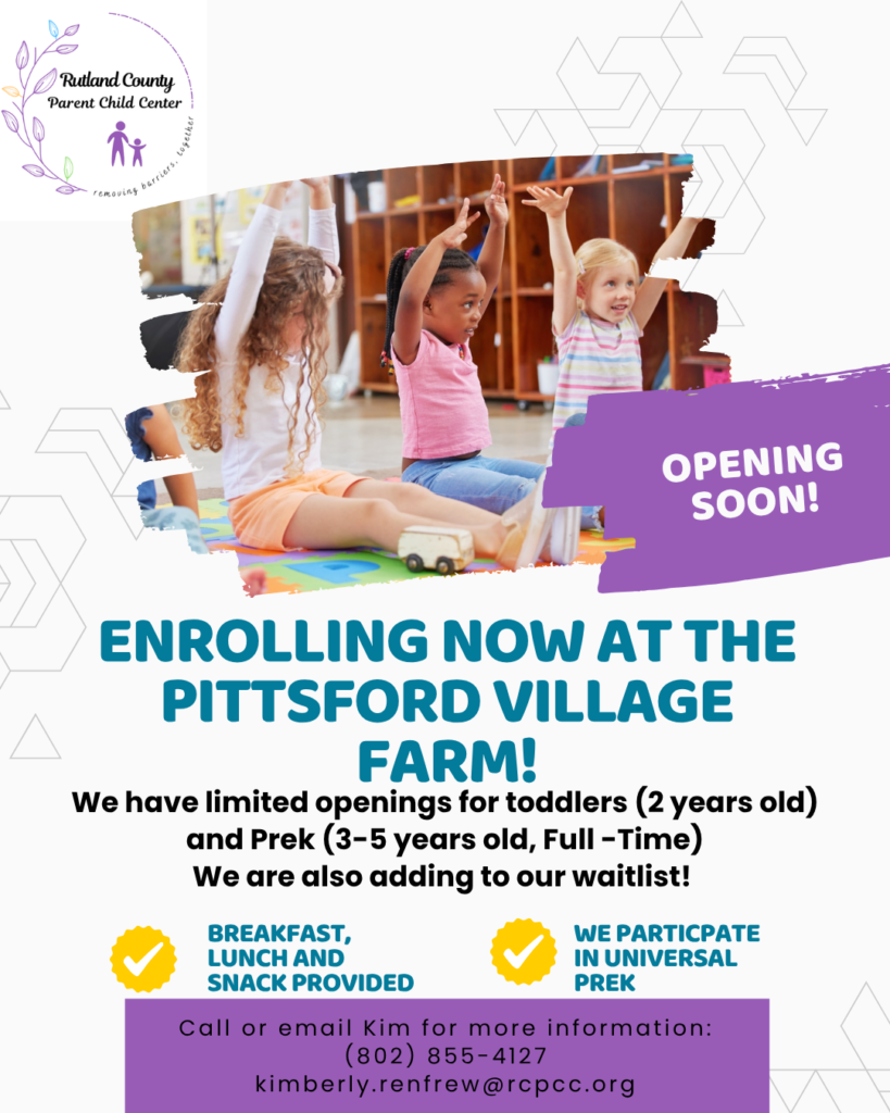 Rutland County Parent Child Center, Inc. - Licensed Daycare in Rutland, VT